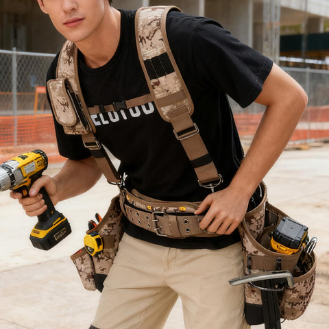 MELOTOUGH camo belt adjustable strap ensures comfortable fit for long days