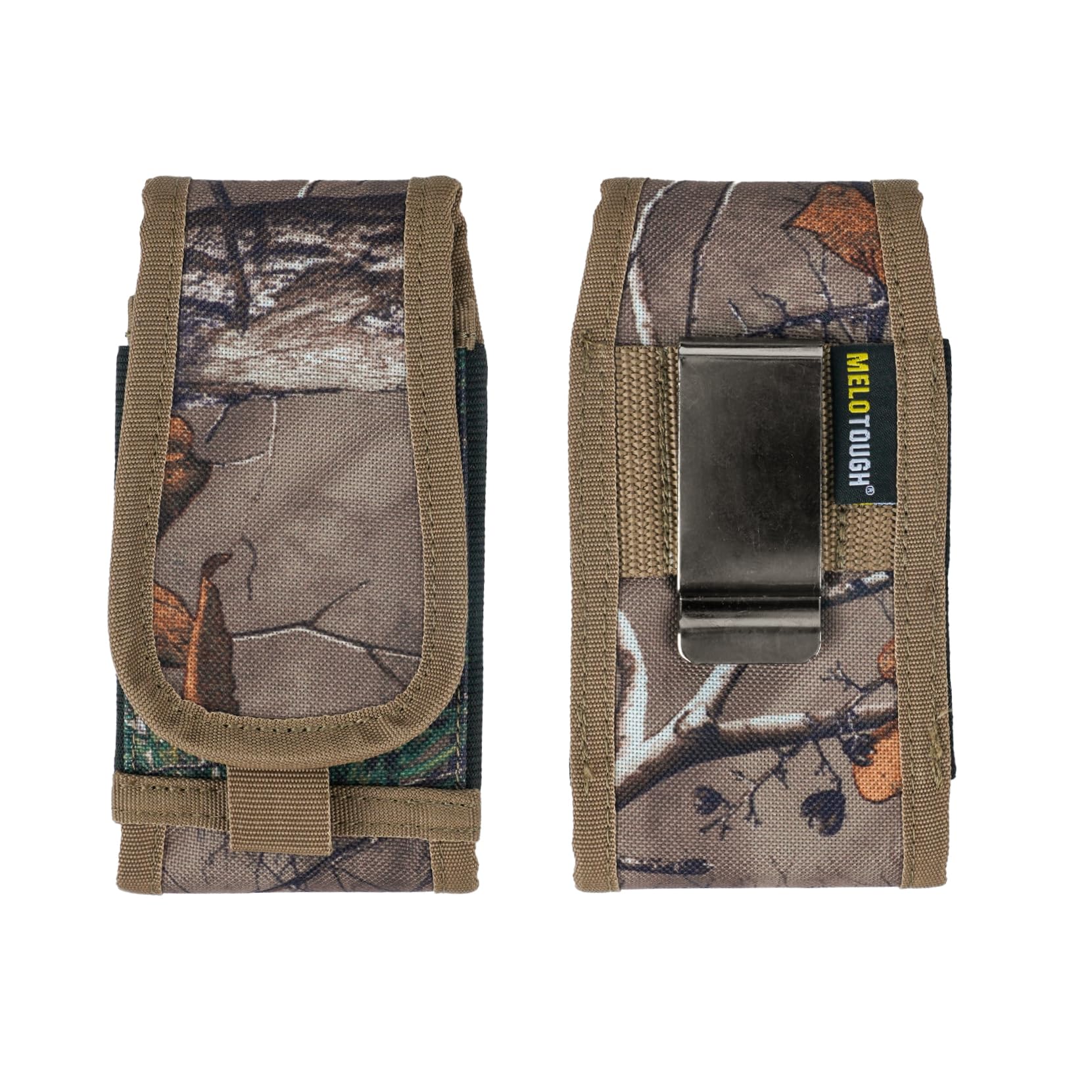 MELOTOUGH camo tool belt durable fabric withstands tough job-site conditions.