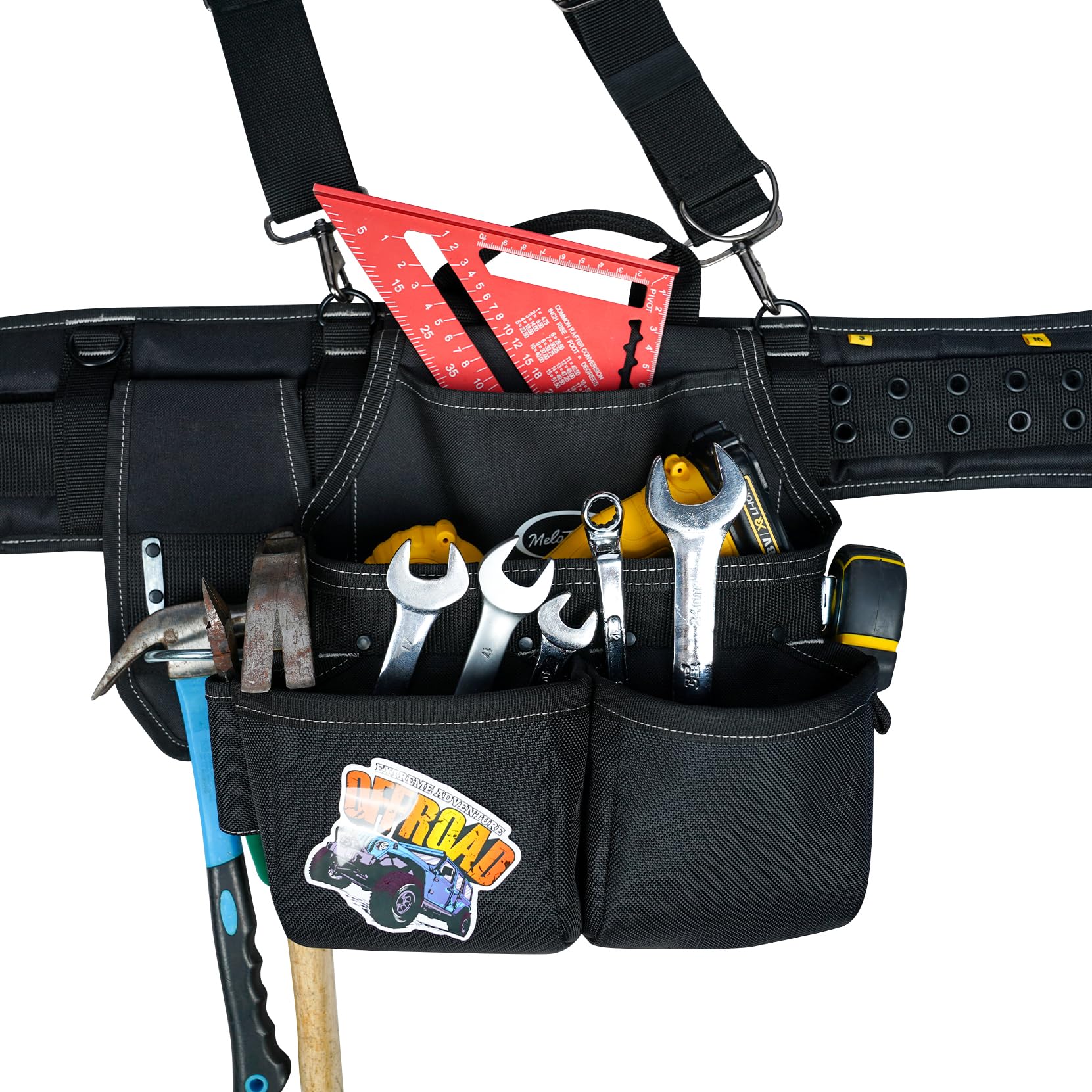 MELOTOUGH hammer holder keeps essential tools within easy reach