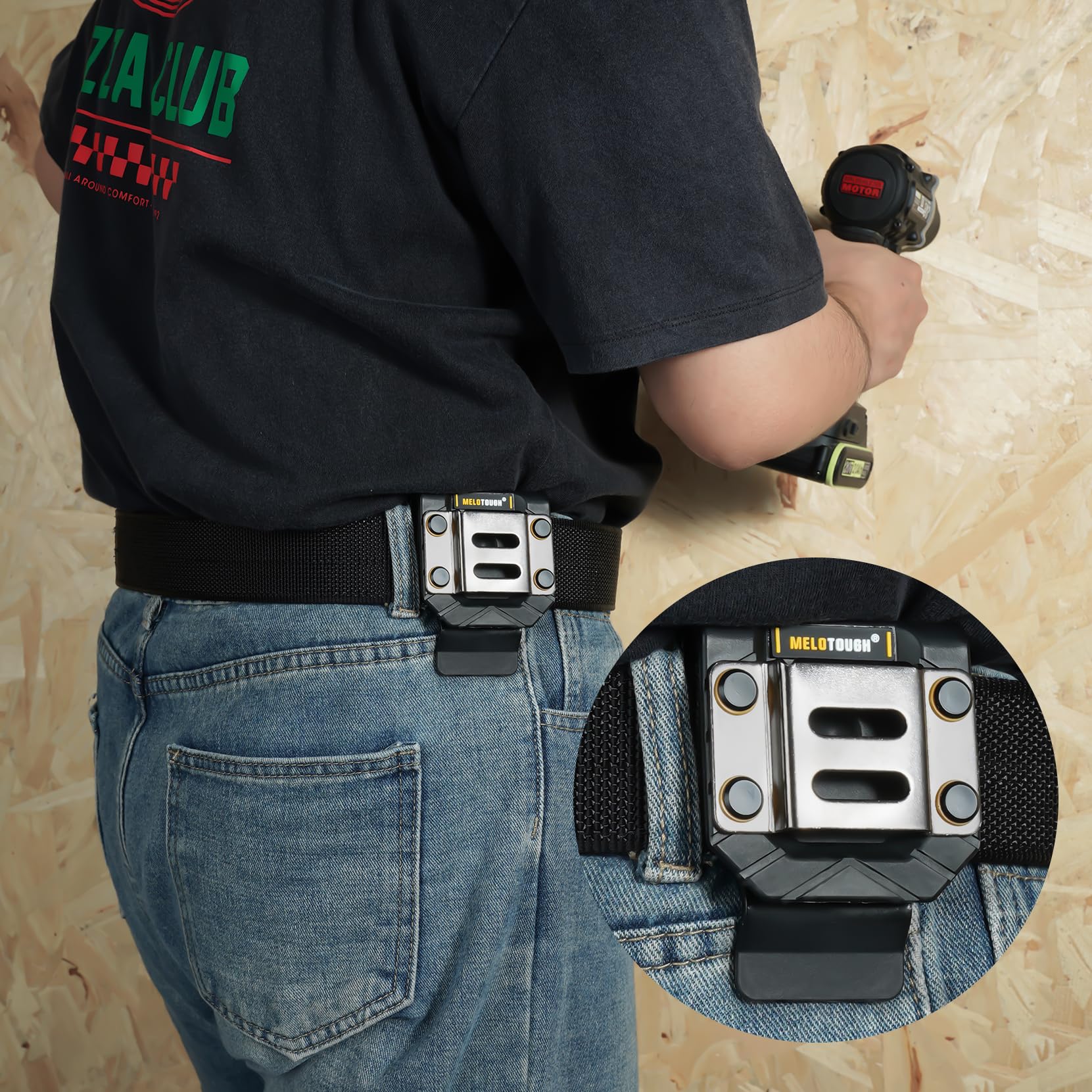 MELOTOUGH rivet-reinforced construction delivers durable daily use