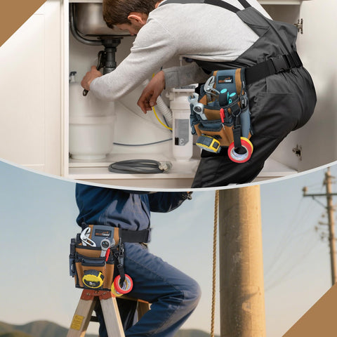 MELOTOUGH roofing contractor-friendly pouch suitable for rooftops and crawlspaces