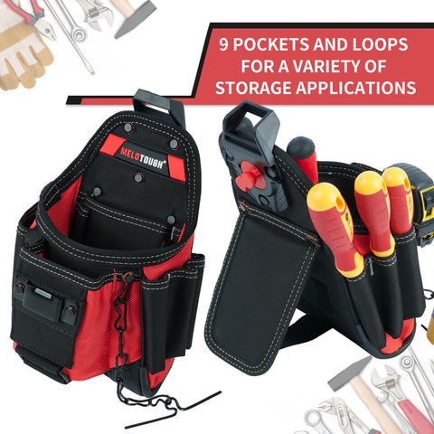MELOTOUGH 9 pocket design keeping essential tools organized