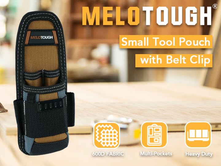MELOTOUGH small tool pouch features 600D polyester exterior