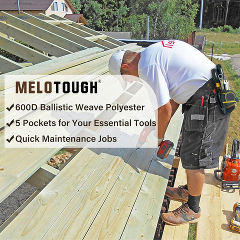 MELOTOUGH pouch with snap clip enables quick belt access