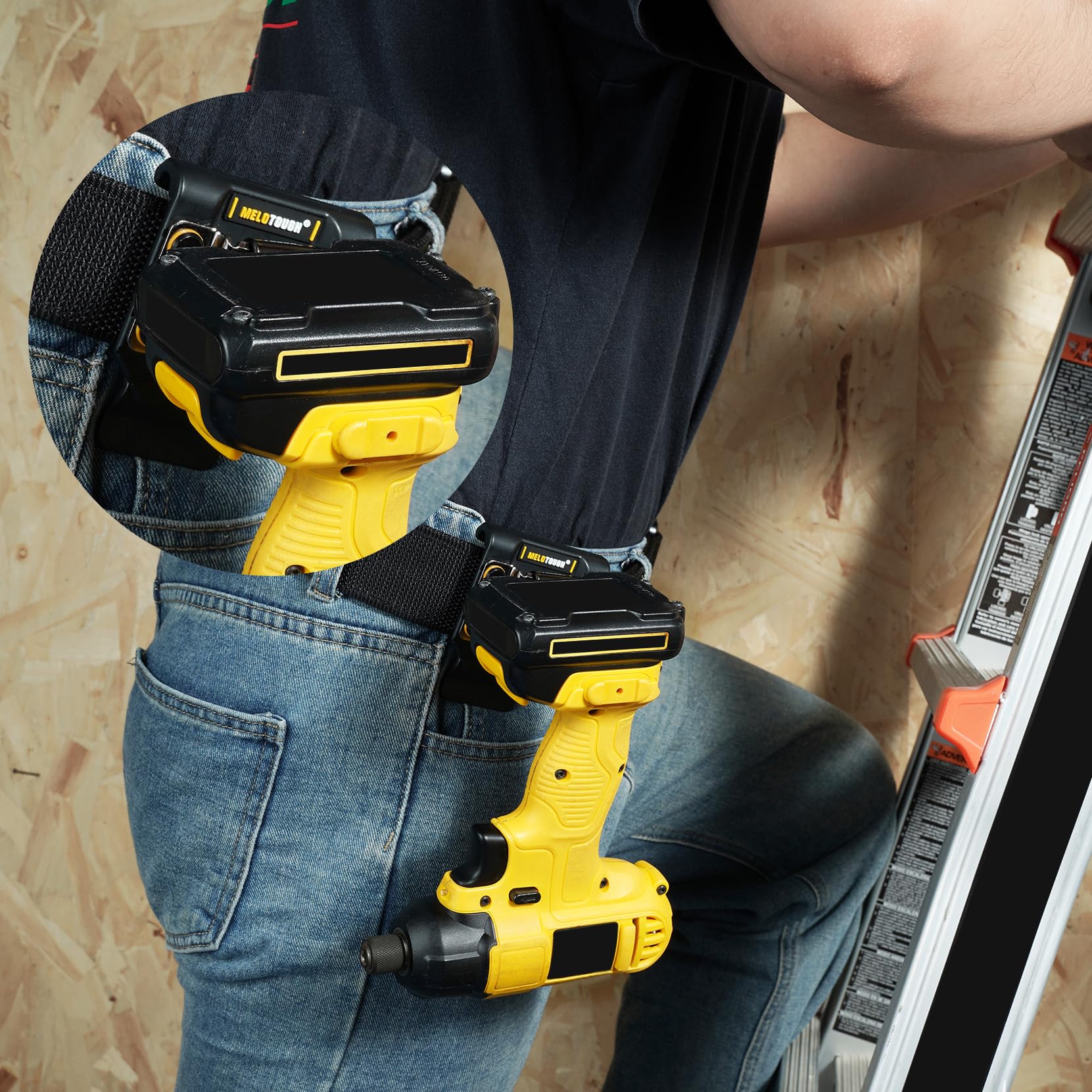 MELOTOUGH tool belt accessory helps organize essentials on site
