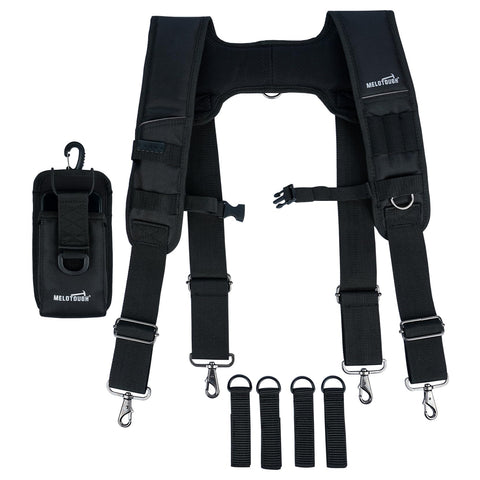 MELOTOUGH four-point support stabilizes belt during movement.