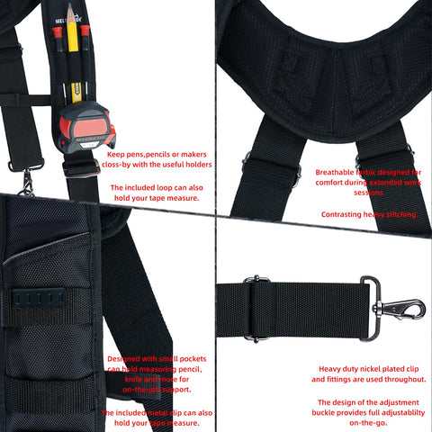 MELOTOUGH nylon webbing provides durable, comfortable fit.