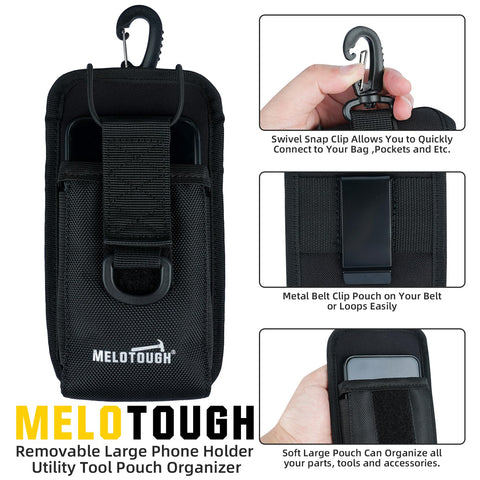 MELOTOUGH weight distribution eases back relief on heavy belts.