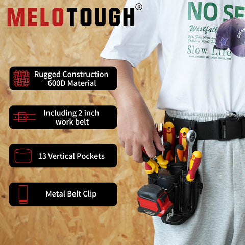 MELOTOUGH ergonomic design distributes weight for comfortable wear.