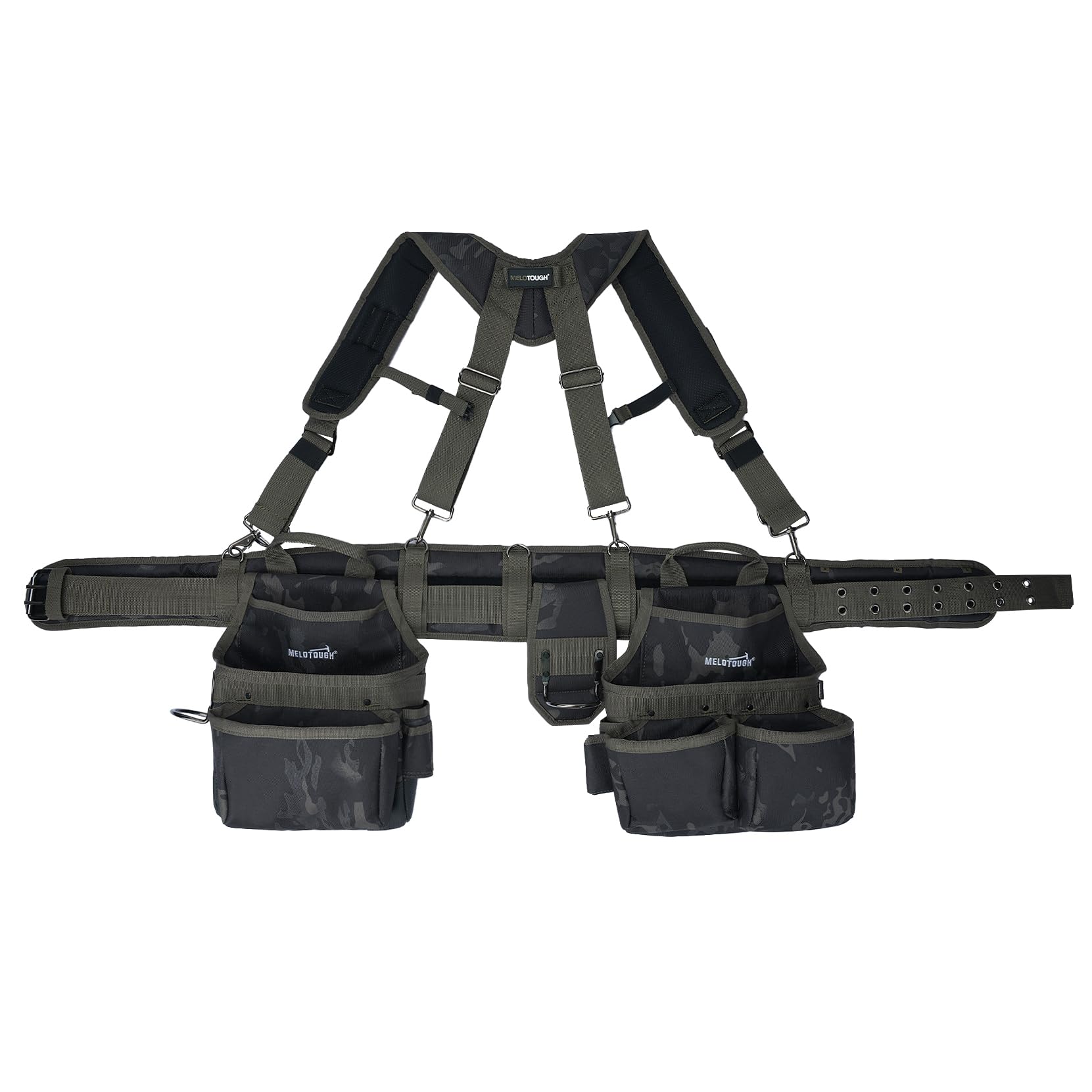 MELOTOUGH trades compatibility tool belt suits electricians roofers framers and DIYers
