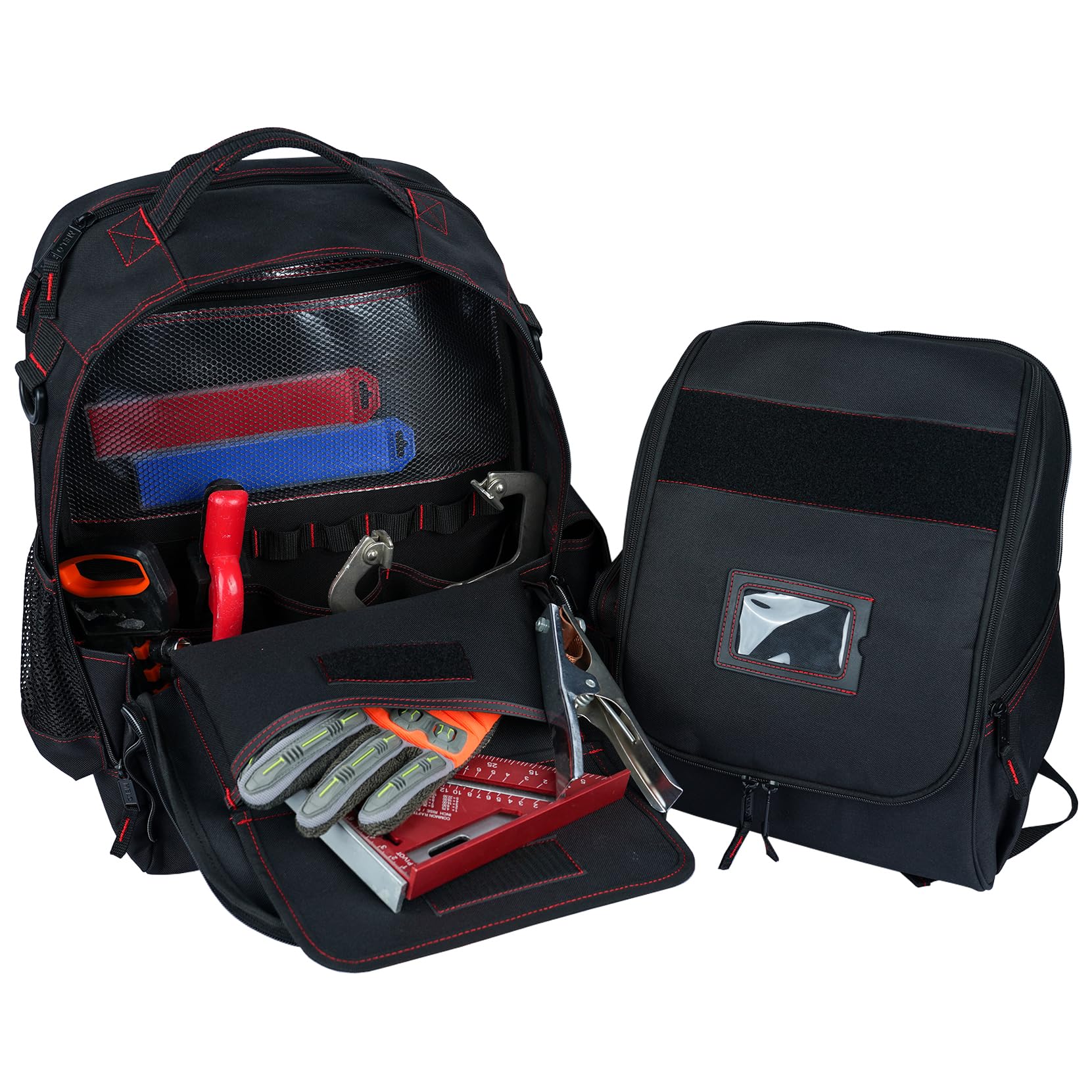 MELOTOUGH welding bag features a padded laptop pocket up to 17 inches