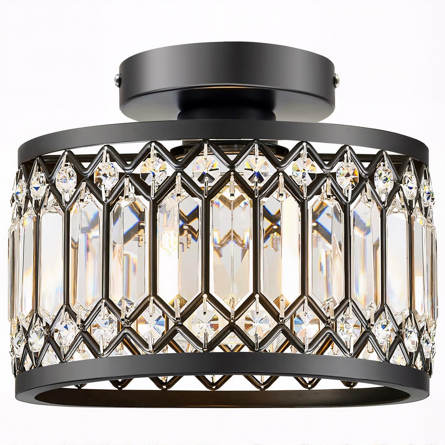 Melovom Crystal Ceiling Light kitchen installation example shows versatile use.
