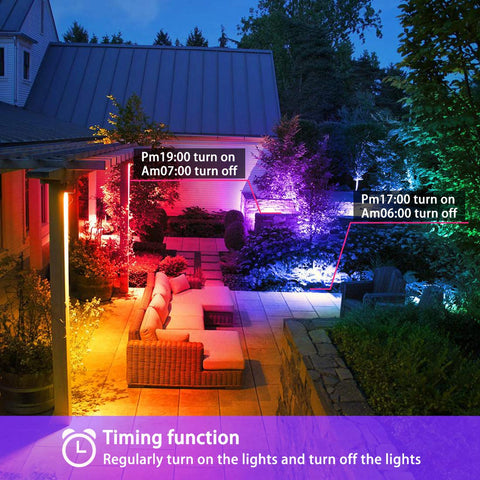 MELPO RGBW flood light color wheel with 120 color options