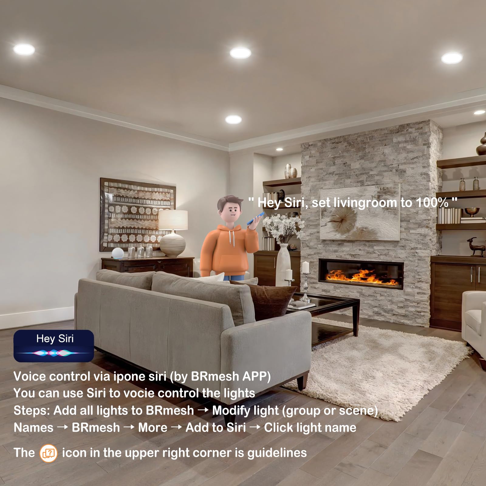 MELPO RGB 16 million colors for customizable ambiance