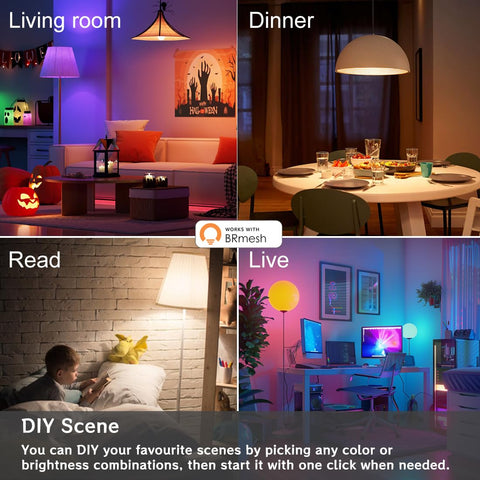 MELPO Bluetooth bulbs require no WiFi or hub for control