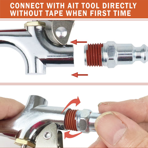 Melprisu 17-piece air fittings kit covers connectors and adapters