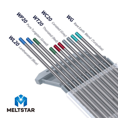 Meltstar cerium-tungsten electrode improves arc stability for metals