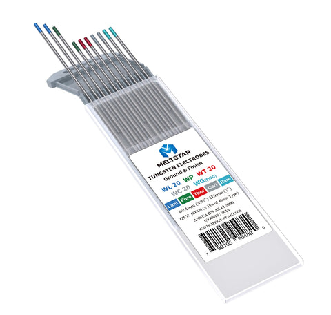 Meltstar pure tungsten electrode standard option for clean starts
