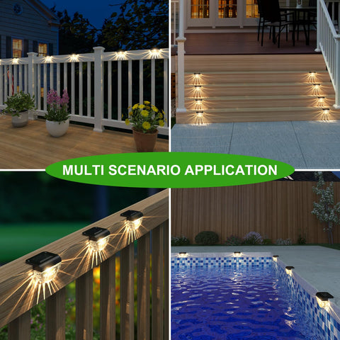Melunar deck-edge lighting creates defined boundaries and night-time curb appeal