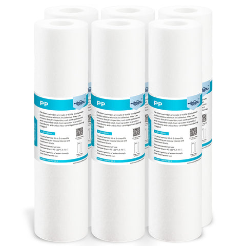 Membrane Solutions filter product shot shows universal 10x2.5 inch compatibility.