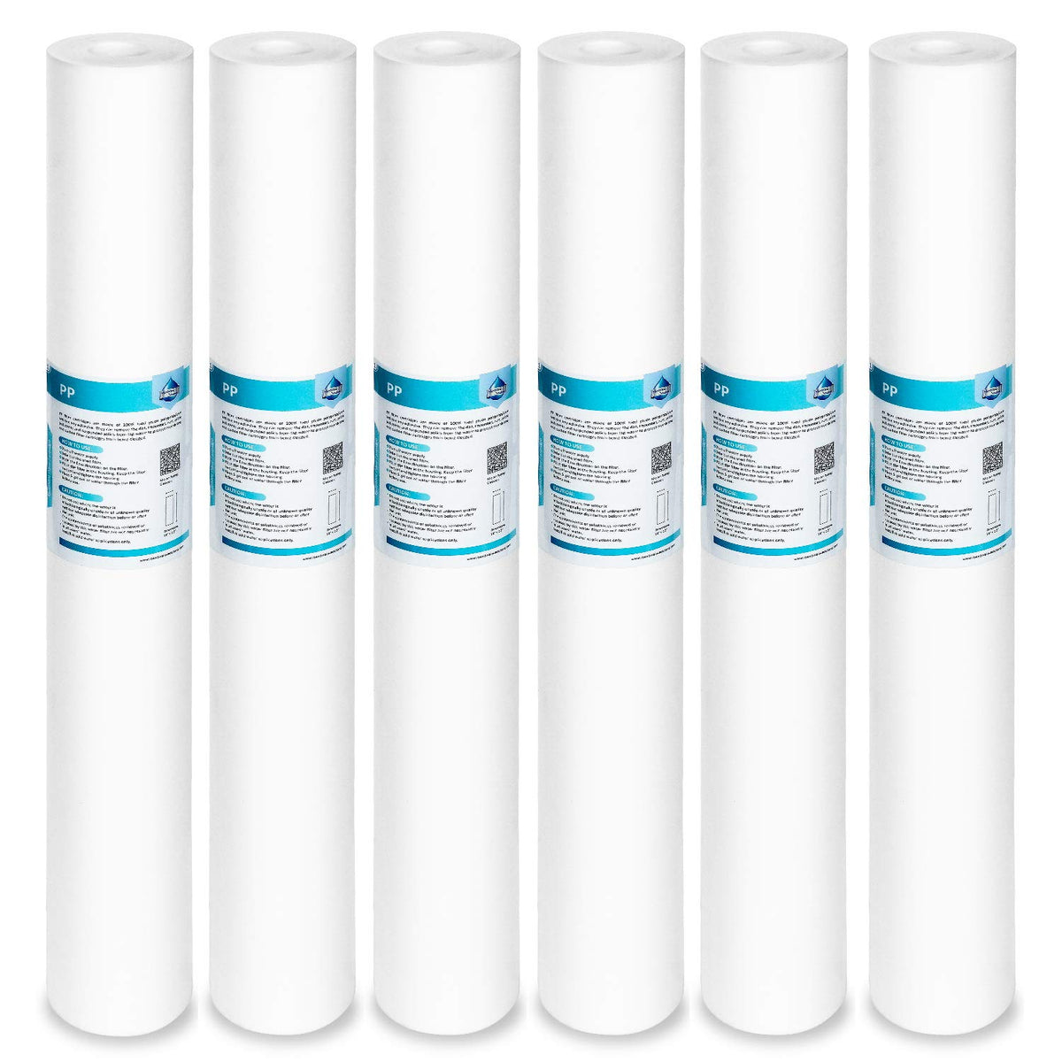 Membrane Solutions 5-micron sediment filter outside view protects home plumbing.