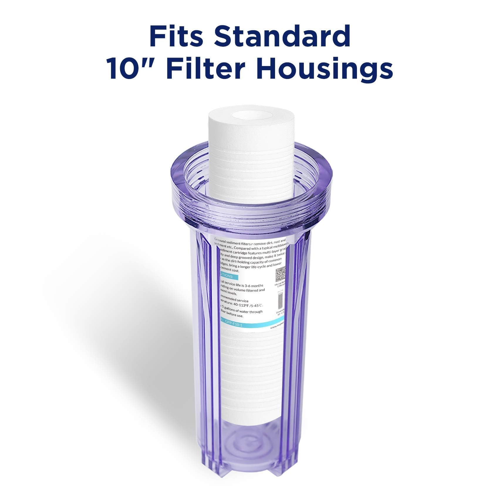 Membrane Solutions compatibility for both whole-house and under-sink installations.