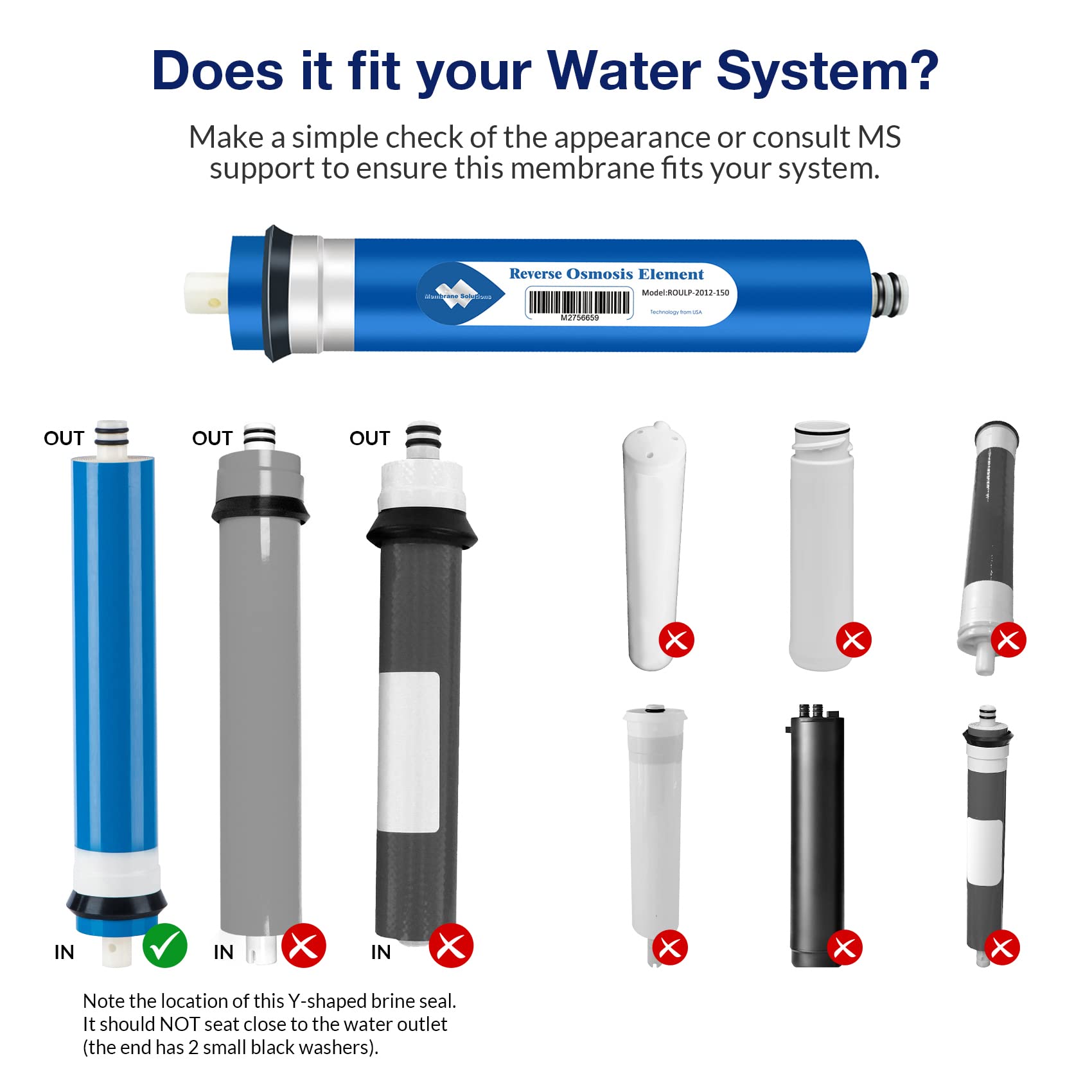 Membrane Solutions high rejection reduces total dissolved solids effectively.