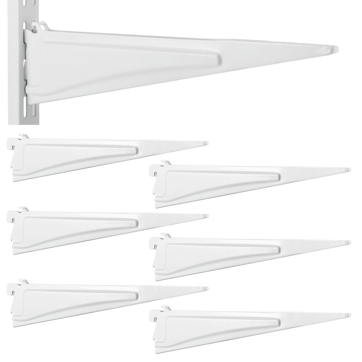 Menkxi locking shelf bracket 12inch provides sturdy support for adjustable closets.