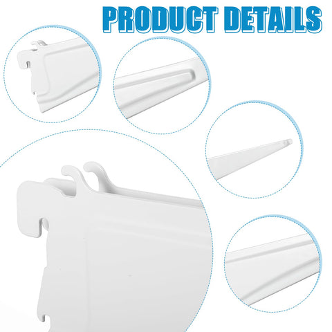Menkxi locking shelf bracket installation image shows tool-free setup.