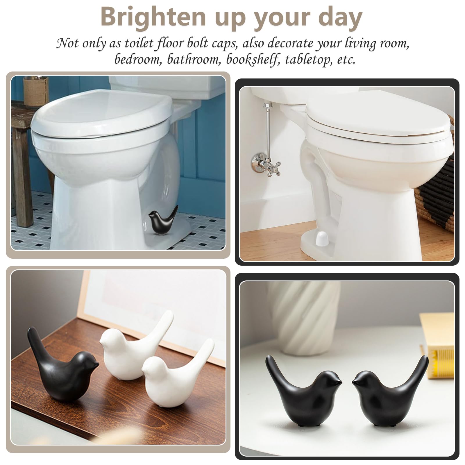 MENNTY rust-resistant ceramic bird cap resists moisture