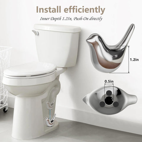 MENNTY universal toilet bolt caps provide quick, easy concealment for various bolt sizes.