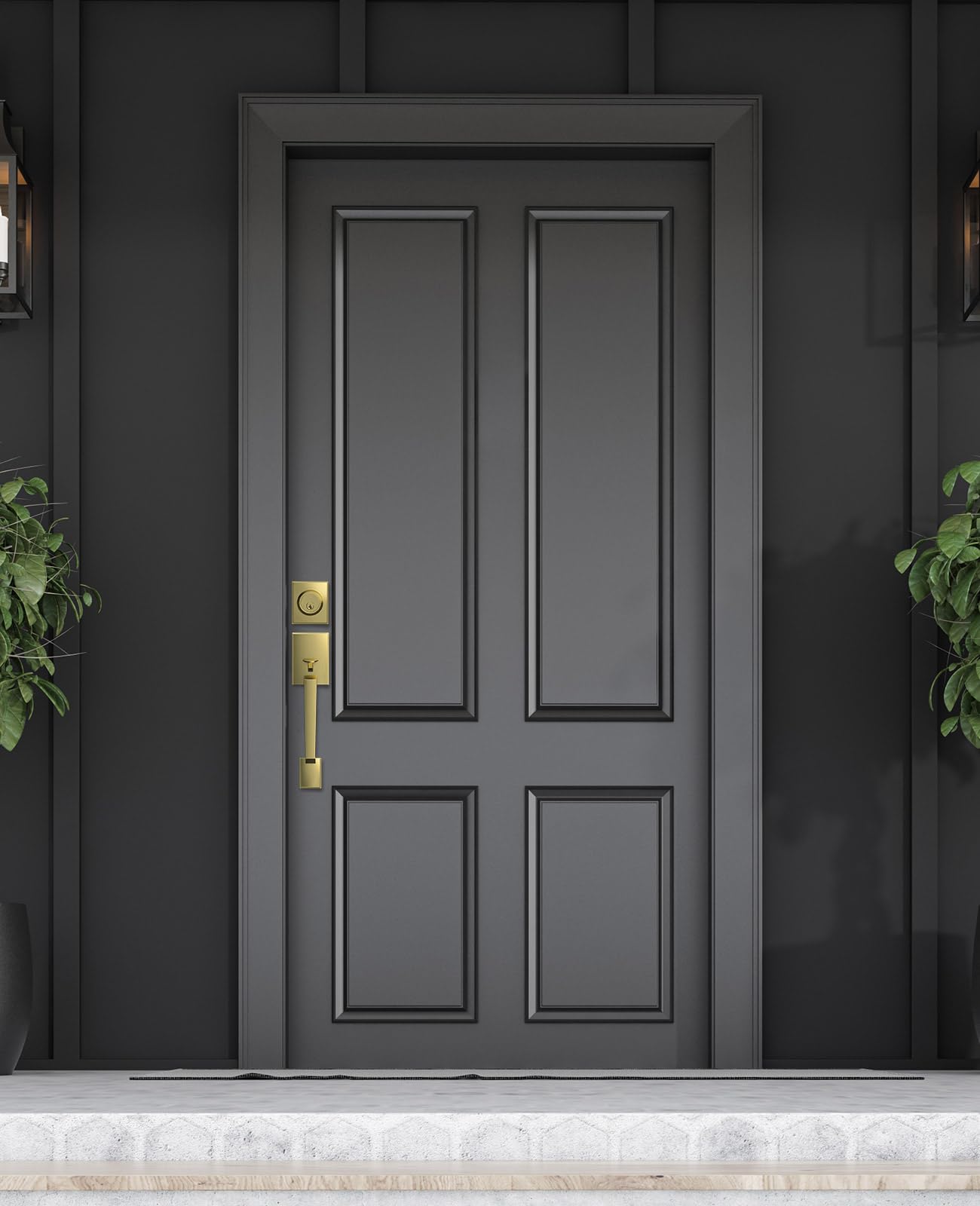 Mensarix exterior entry lock suitable for front, back, or office doors.