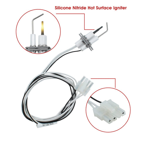 MENSI flame rod igniter 24V wiring highlights durable 18 gauge copper leads