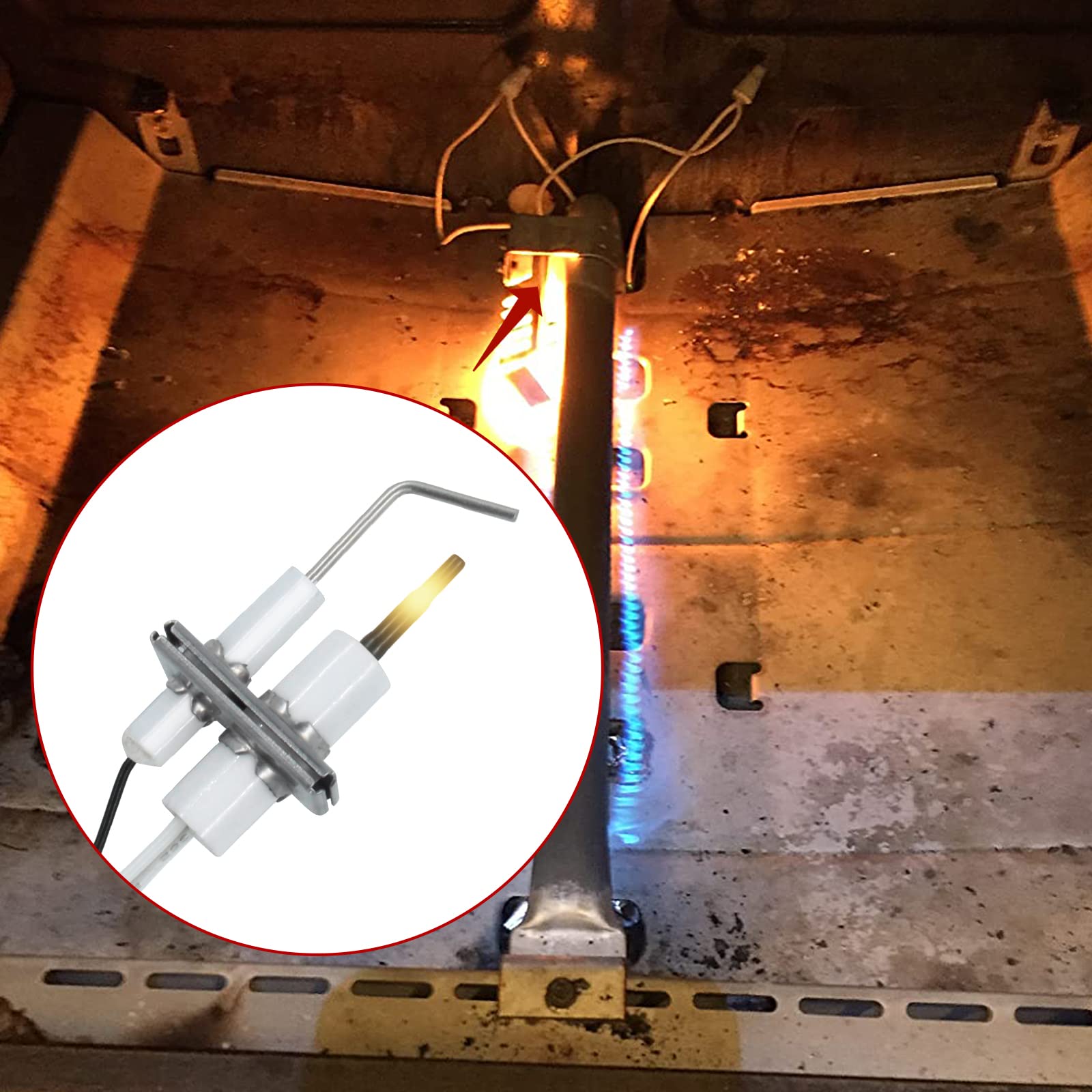 MENSI flame rod igniter Honeywell compatibility showcases broad replacement options