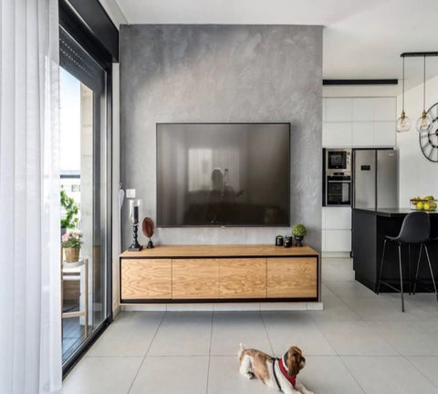 Meoded Golmex interior wall finish for living spaces with authentic look