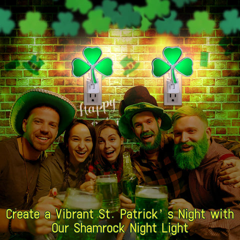 Meonum decorative shamrock light enhances hallways, bathrooms, and living rooms