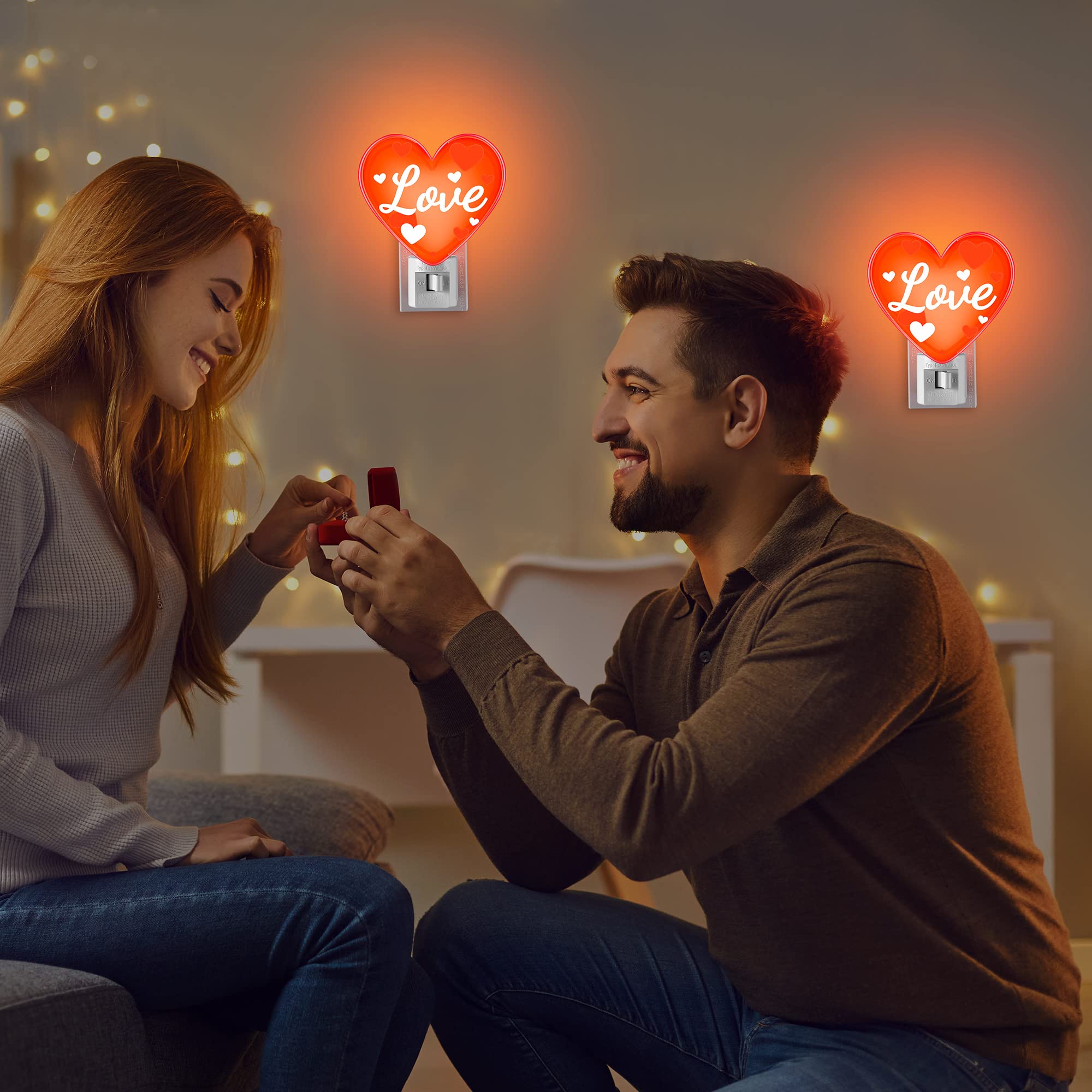 Meonum plug-in night light ideal for bathroom, bedroom, and hallway use