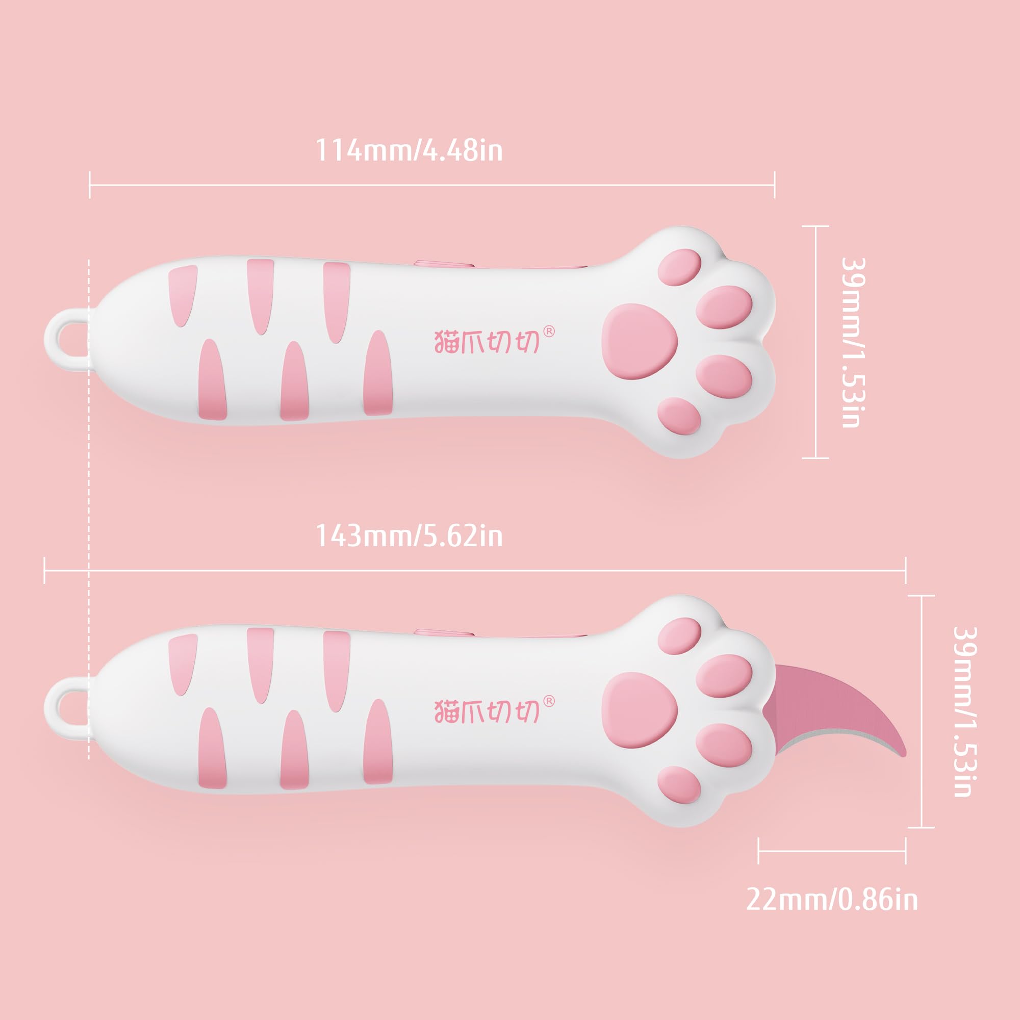 MEOWKIT cat paw box cutter box opening use in action