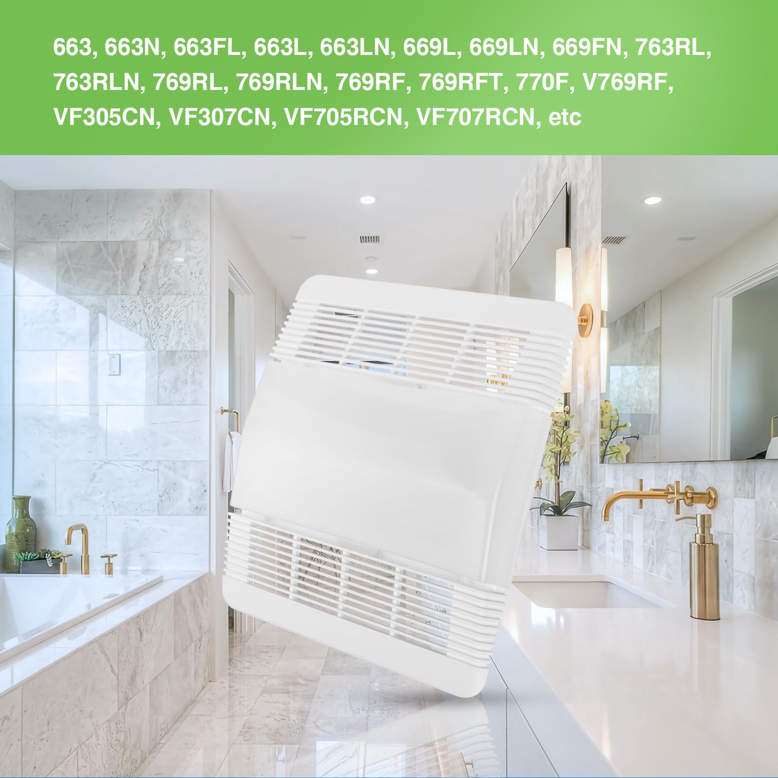 MEOZXIXT ABS plastic vent cover resists bathroom humidity and yellowing