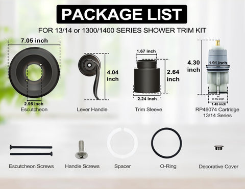 Merdicment BT14096-OB packaging highlights RP46074 cartridge included for quick replacement.