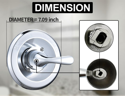Merdicment RP46074 cartridge included for consistent water flow and temperature control.