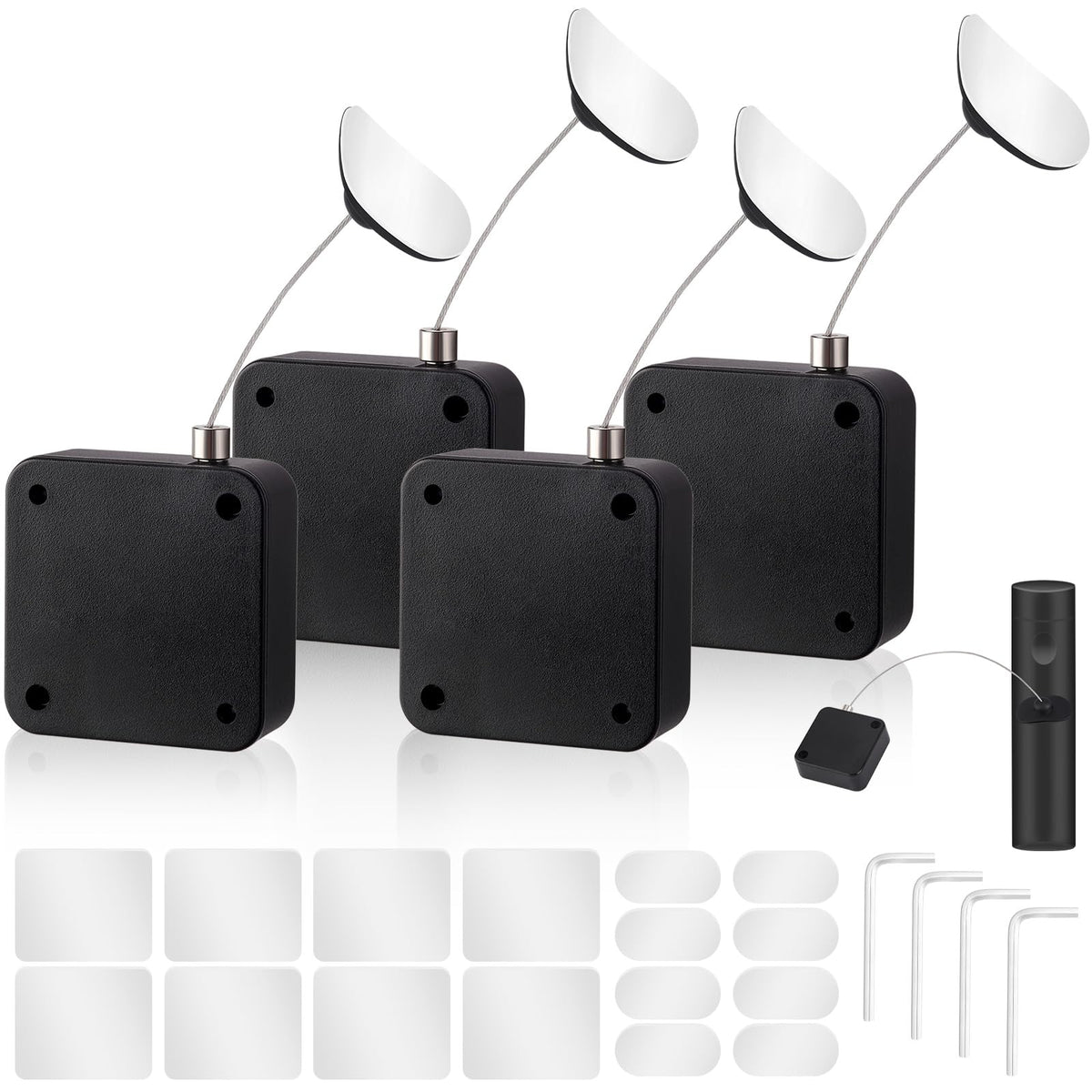 MERDTTES 6.5 ft retractable tether on a remote keeps it securely within reach