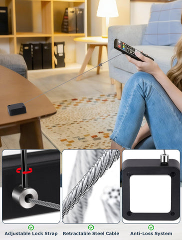 MERDTTES heavy-duty housing protects the tether during daily use