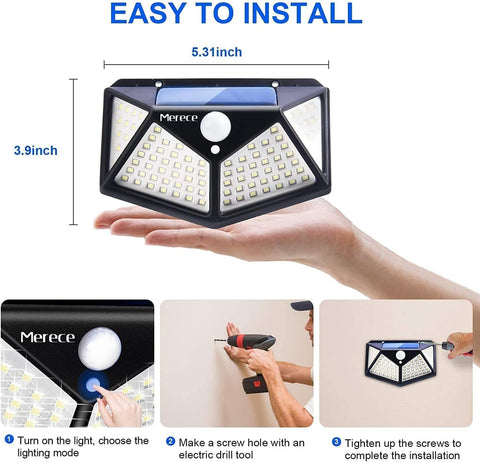 Merece Light VINHMOR easy installation with included screws.