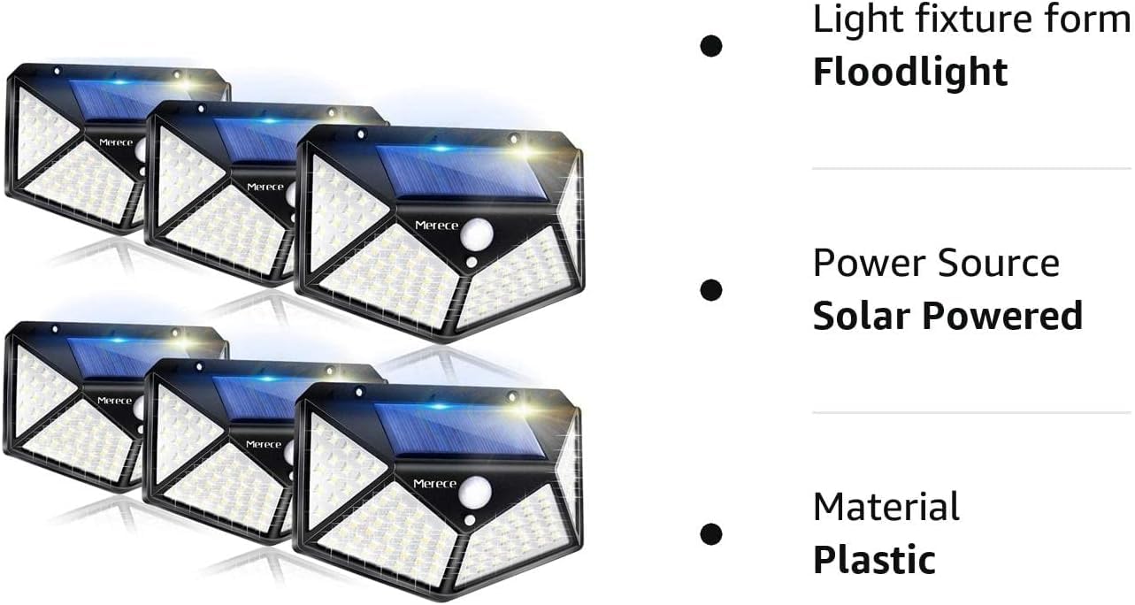 Merece Light VINHMOR FCC-certified outdoor lights provide reliable performance.