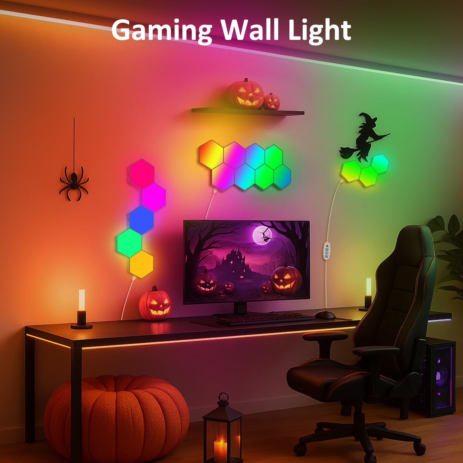 MeRGBWLife app control interface enables quick color changes and effects.
