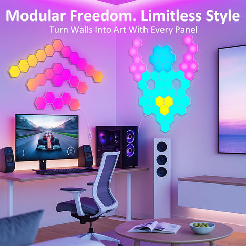 MeRGBWLife remote control option allows fast brightness and color tweaks.