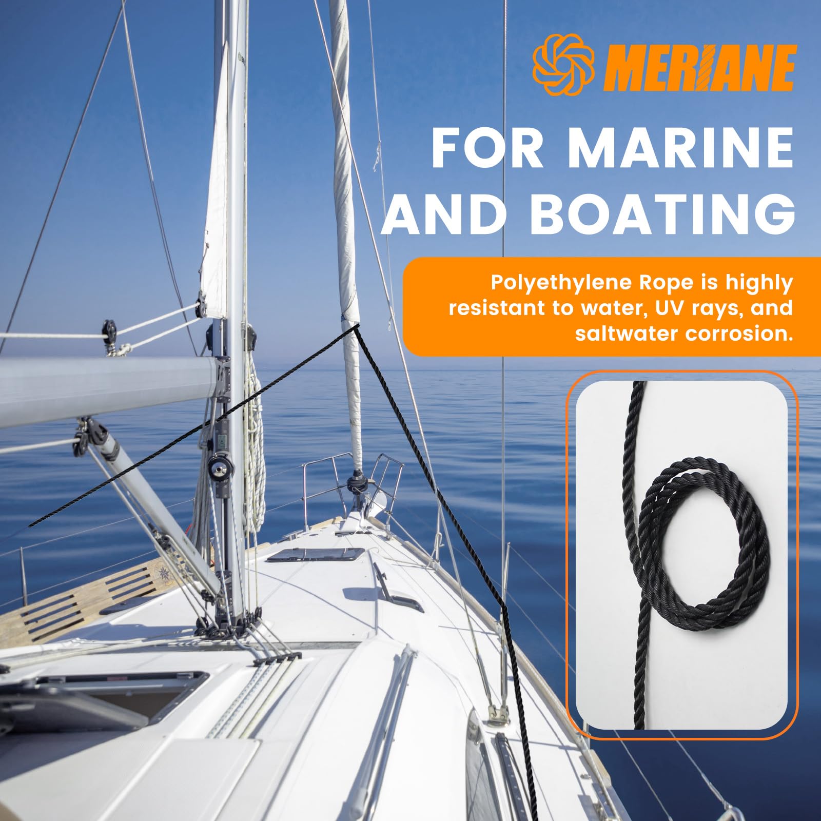 MERIANE rope swing setup, safe and sturdy for backyard fun.