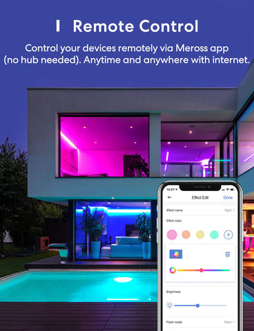 Meross cut-to-fit design adapted to fit cabinets or shelves
