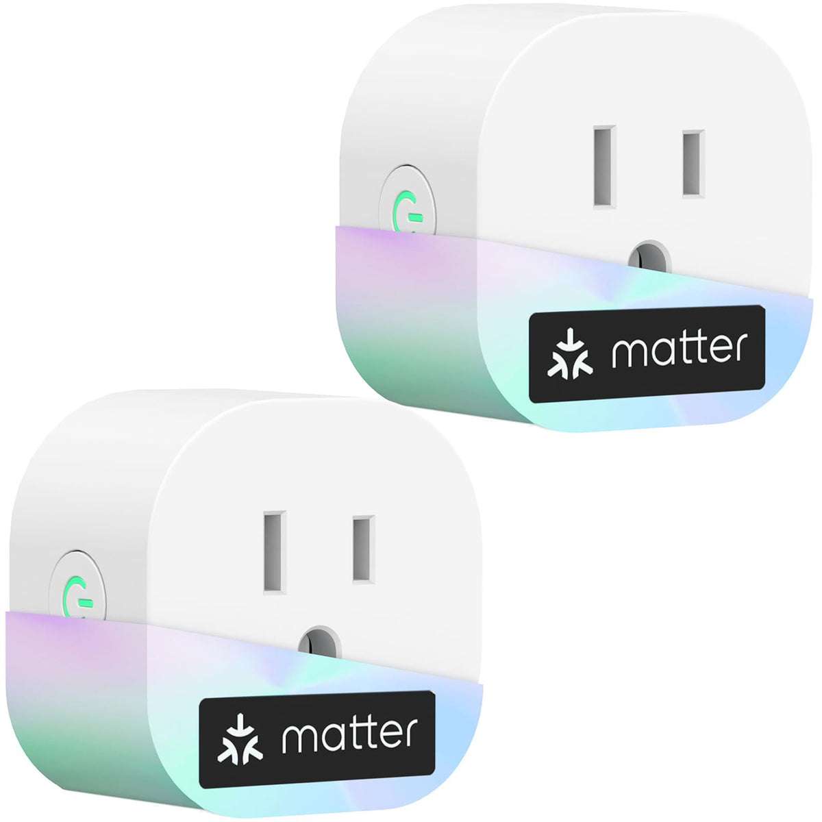Meross Matter Smart Plug Mini compact design saves outlet space.